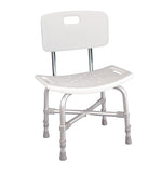 Bath Bench - Heavy Duty With Back  Bariatric (KD)  Each