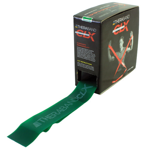 Theraband consecutive loops green 25 yard bulk