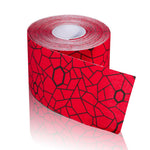 Theraband kinesiology tape std roll 2 x16.4' hot red/black