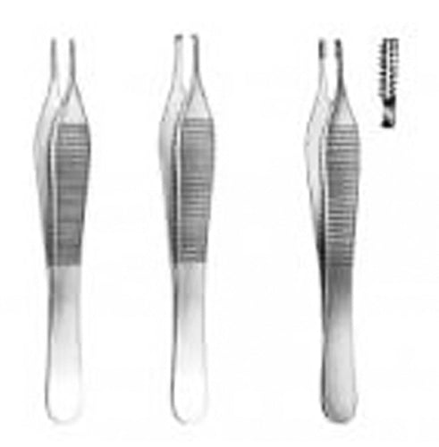 Adson forceps- 4 3/4 - 1 x 2 teeth