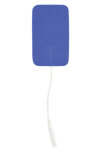 Reusable electrodes  pack/4 1.5 x2.5 rctngle bluejay brand