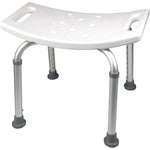 Shower chair without back 300 lb. weight capacity