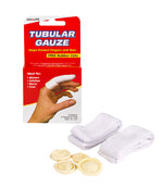 Tubular gauze with finger cots