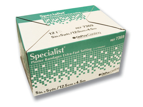 Specialist plaster bandages fast setting 2 x3yds bx/12