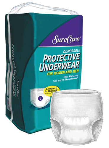 Underwear disposable medium 34 -46    (4 pks/20 per case)